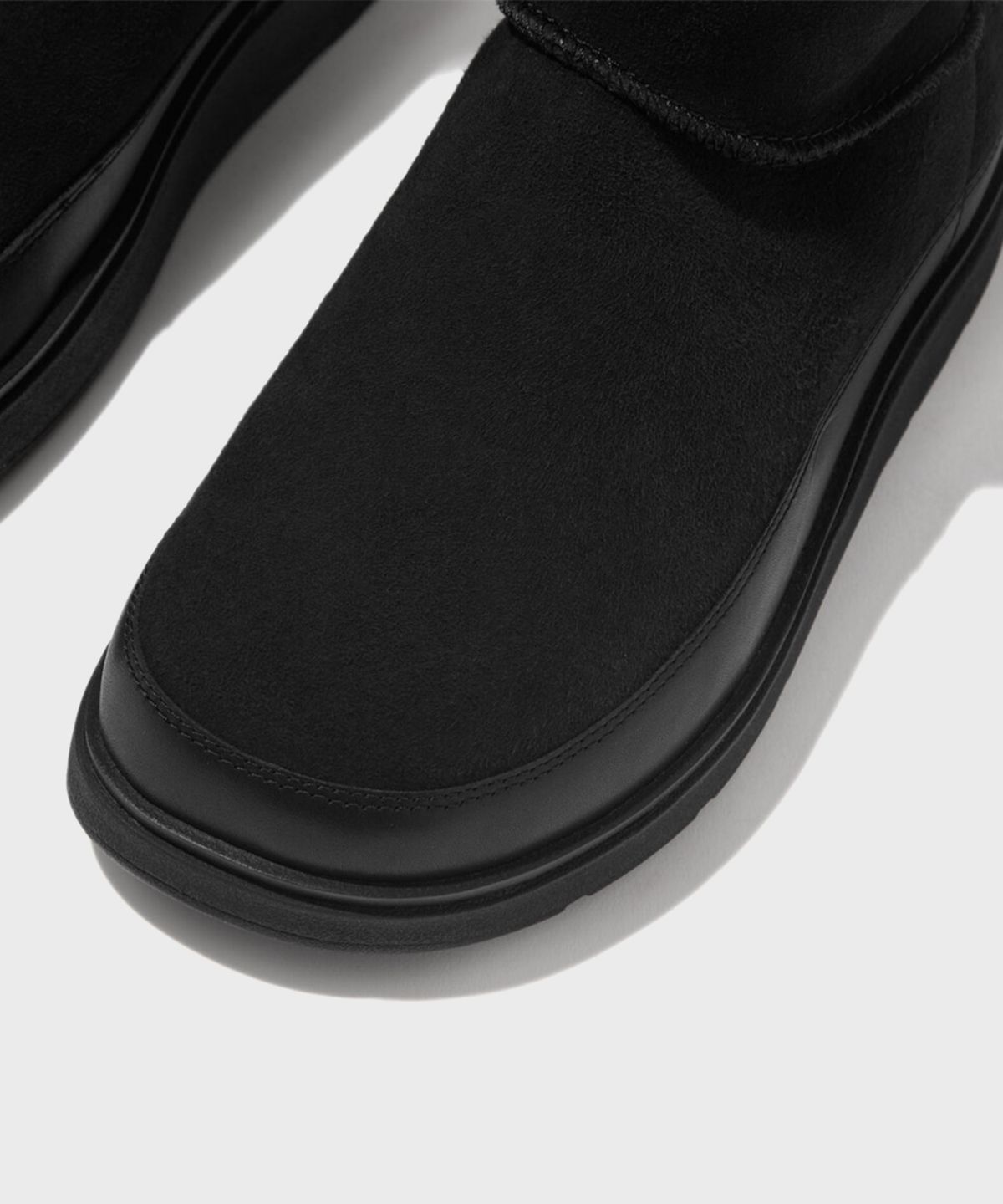 핏플랍(FITFLOP) 젠-FF 시어링 미니 어그부츠 All Black