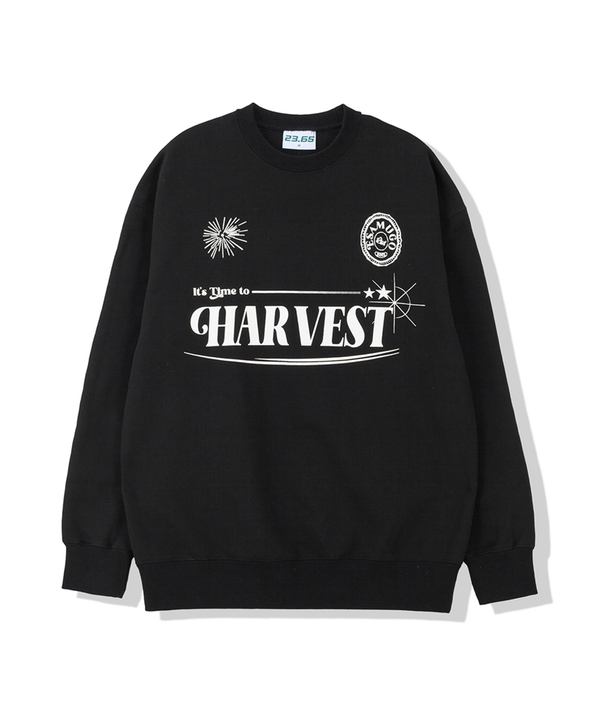 23.65(23.65) HARVEST SWEAT SHIRT BLACK