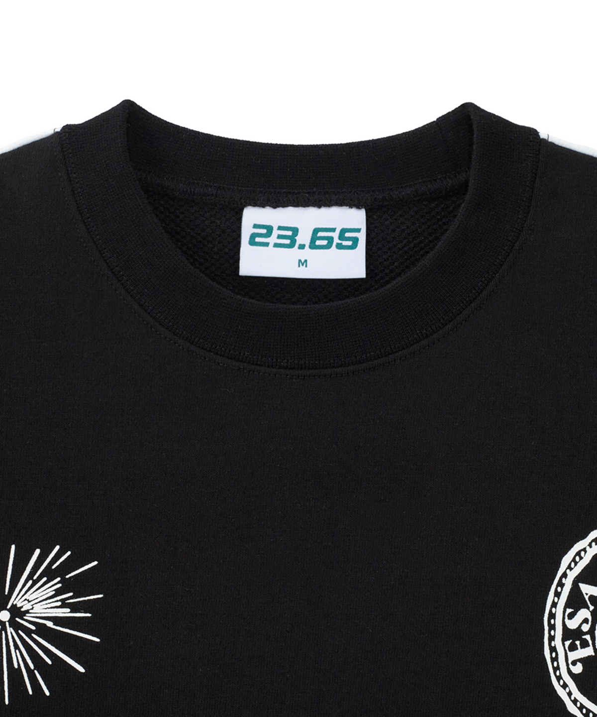 23.65(23.65) HARVEST SWEAT SHIRT BLACK