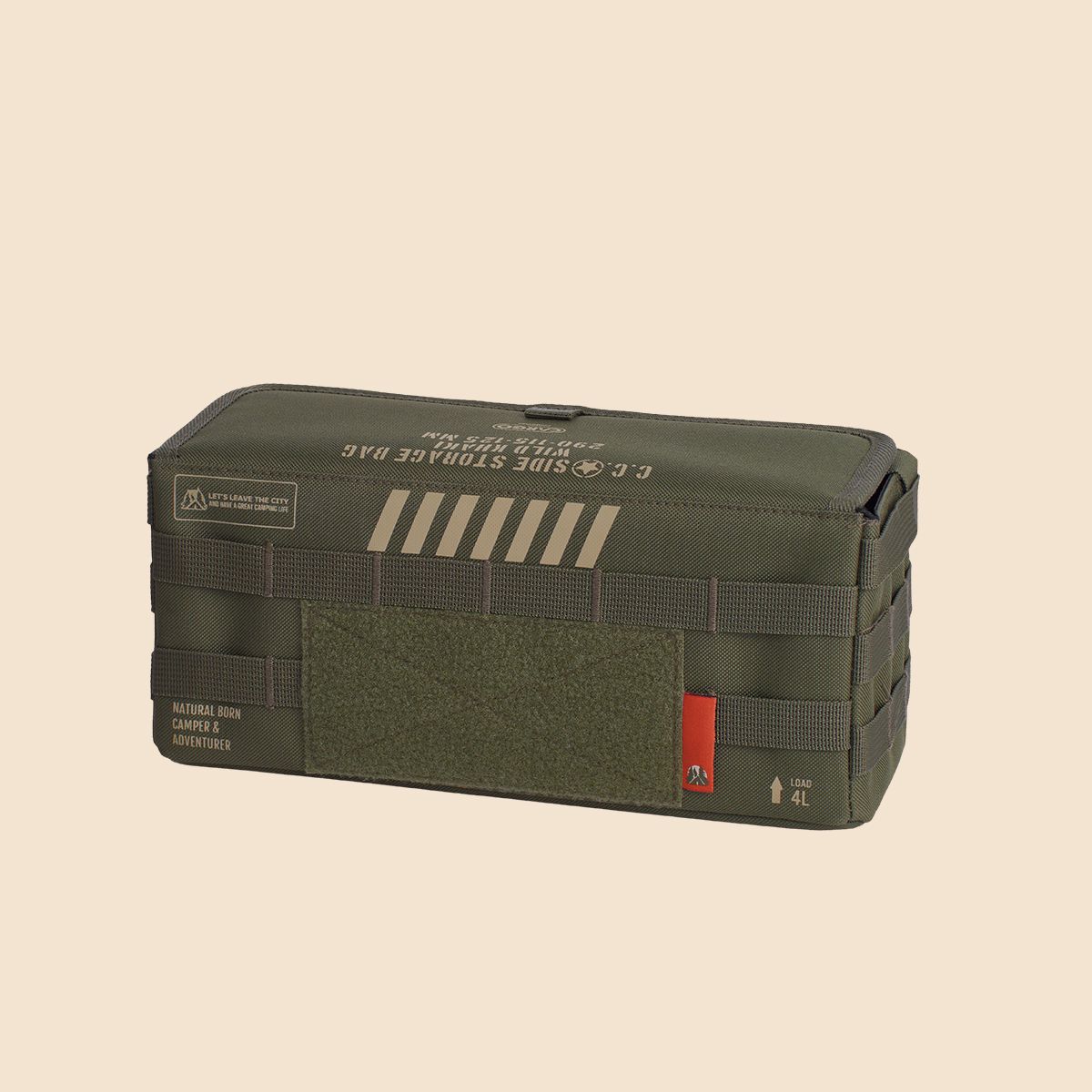 카고 컨테이너(CARGO CONTAINER) 사이드 스토리지백 (카키,베이지,블랙,그레이) 2ea