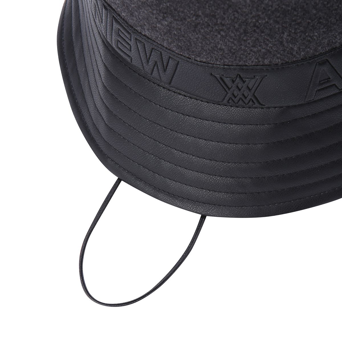 어뉴골프(ANEW GOLF) MIXED WOOL BUCKET HAT_BK