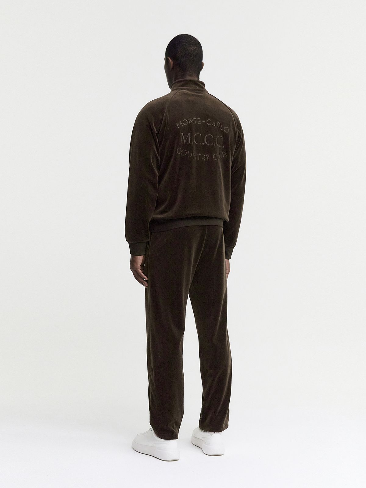 세르지오 타키니(SERGIO TACCHINI) M MC 벨벳 트레이닝 집업