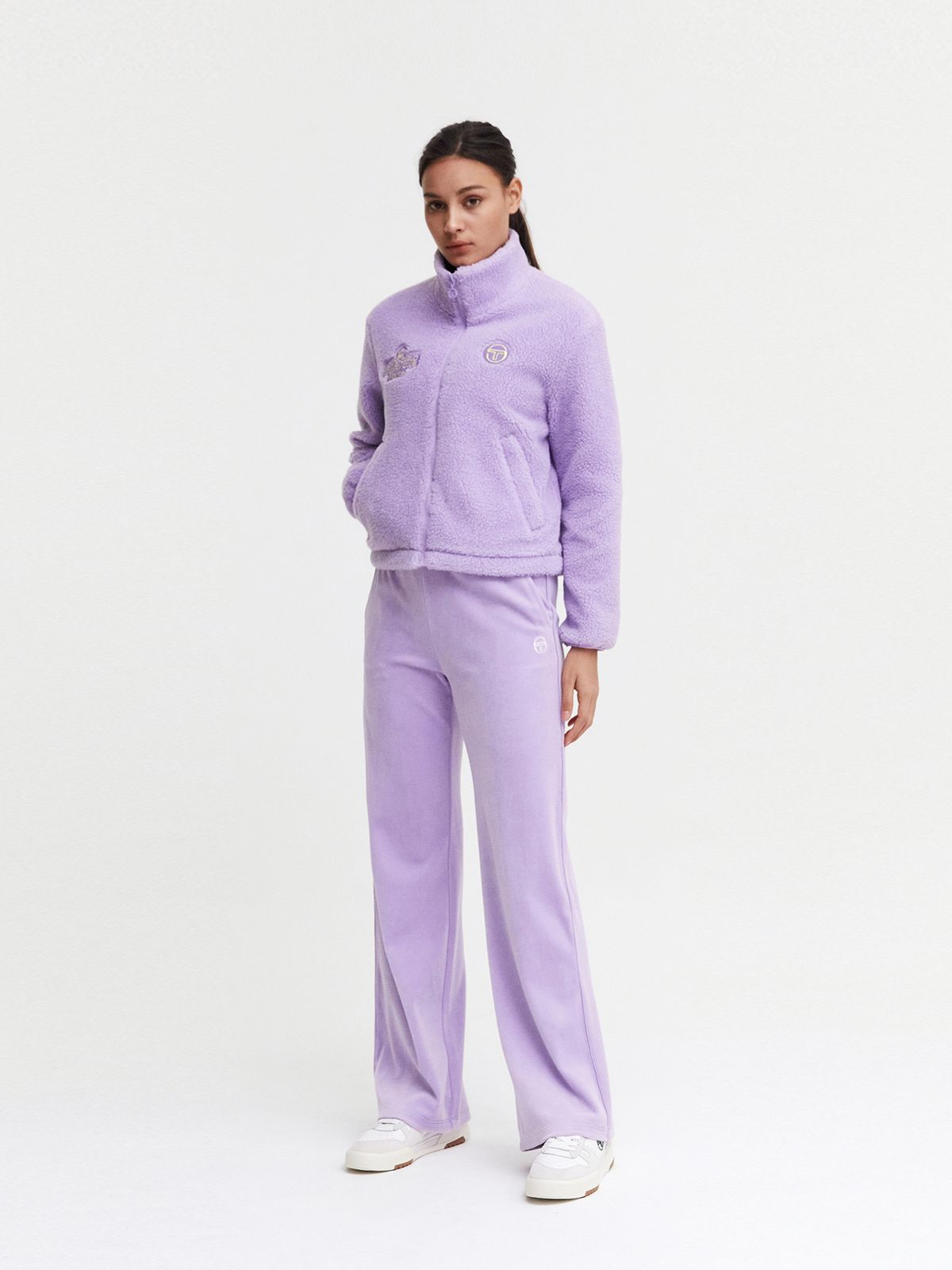 세르지오 타키니(SERGIO TACCHINI) W MC 플리스 자켓 (L.Purple)