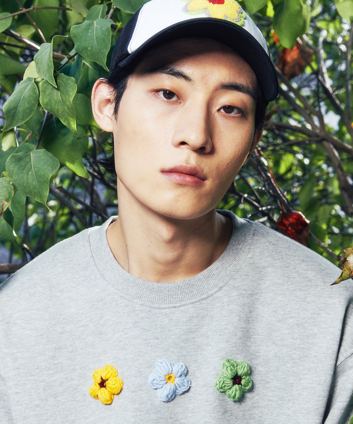 미스터차일드(MISTER CHILD) 3 크로쉐 맨투맨 그레이