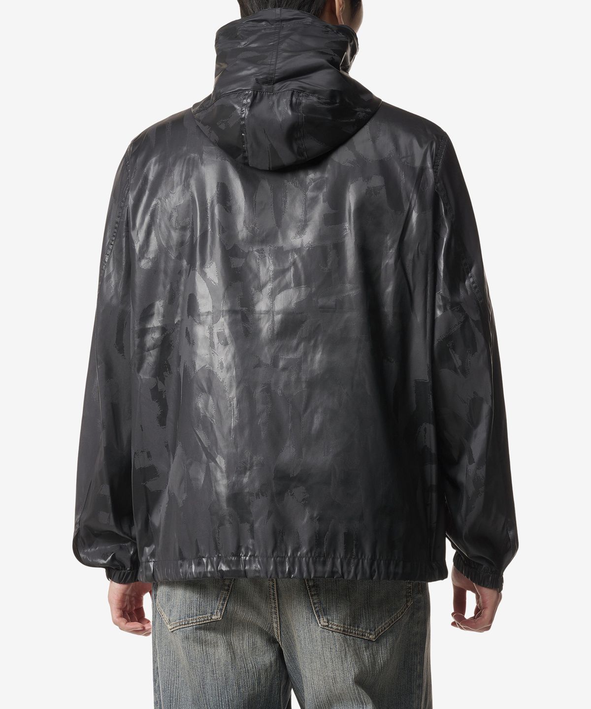 알렉산더 맥퀸(ALEXANDER McQUEEN) 그래피티 재킷 - 블랙 / 750308QVR481000