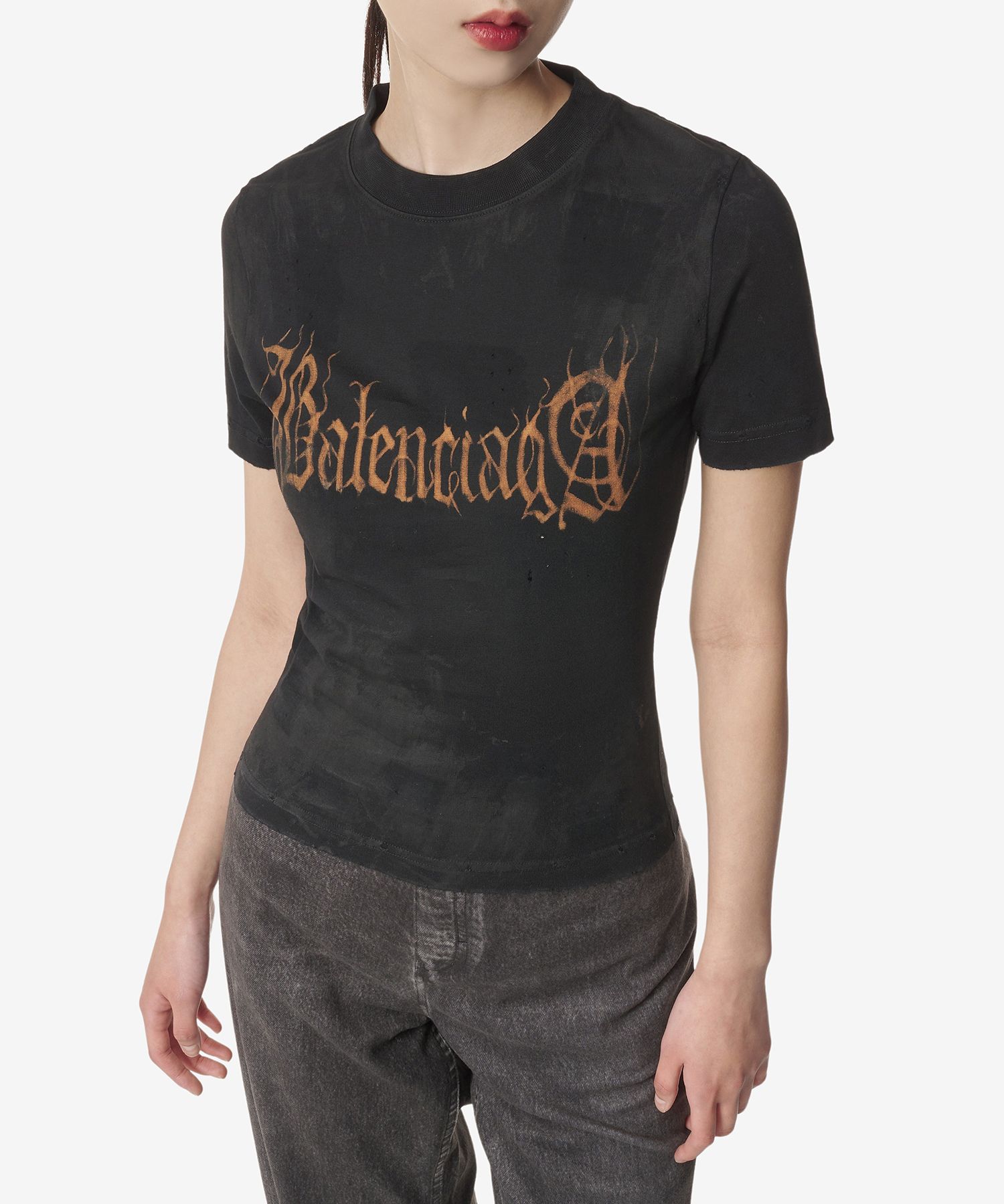 BALENCIAGA ブラック Tシャツ Balenciaga Balenciaga Boxing T-Shirt Medium Fit | Saks Fifth