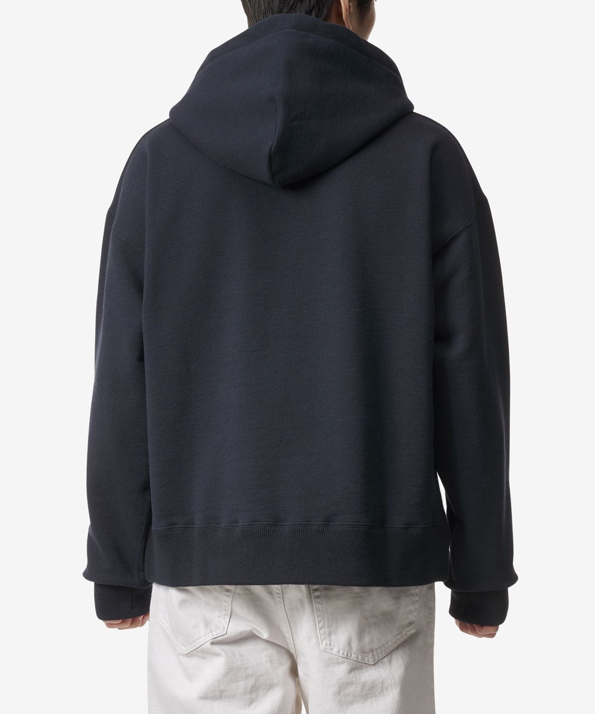 질 샌더(JIL SANDER) 로고 후드 - 네이비 / J22GU0102J20015402