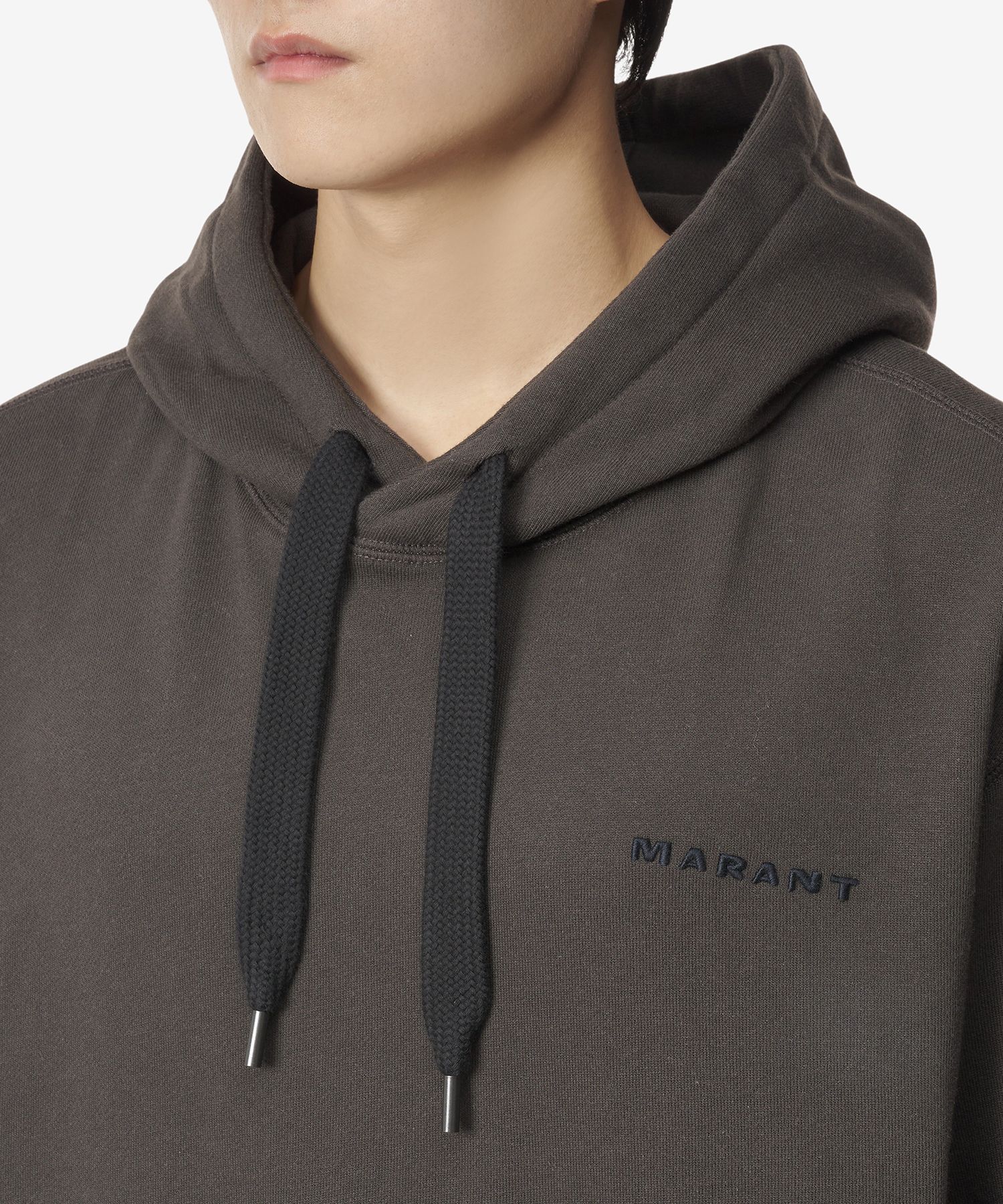 ★Isabel Marant★ Marcello logo hood fed black SW0055HAA2M35 MUSINSA | ISABEL MARANT Marcello Logo Hood - Pedid Black
