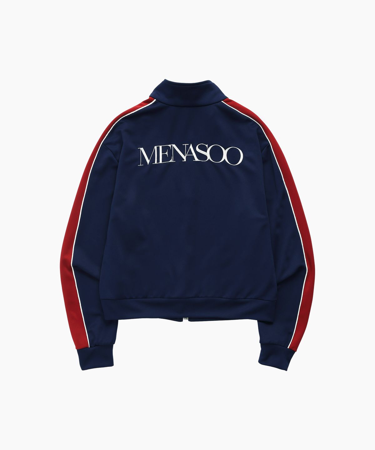 미나수(MENASOO) SIDELINE POINT ZIP-UP JACKET_NAVY