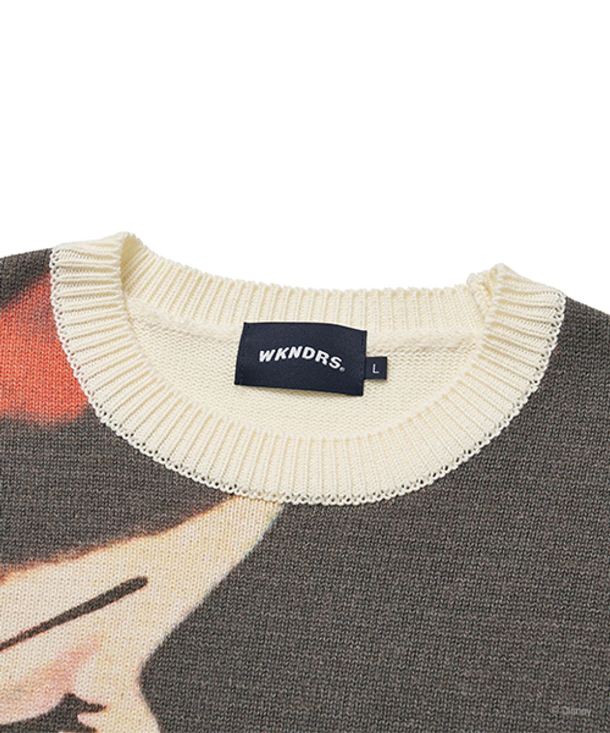 위캔더스(WKNDRS) SNOW WHITE KNIT SWEATER (IVORY)