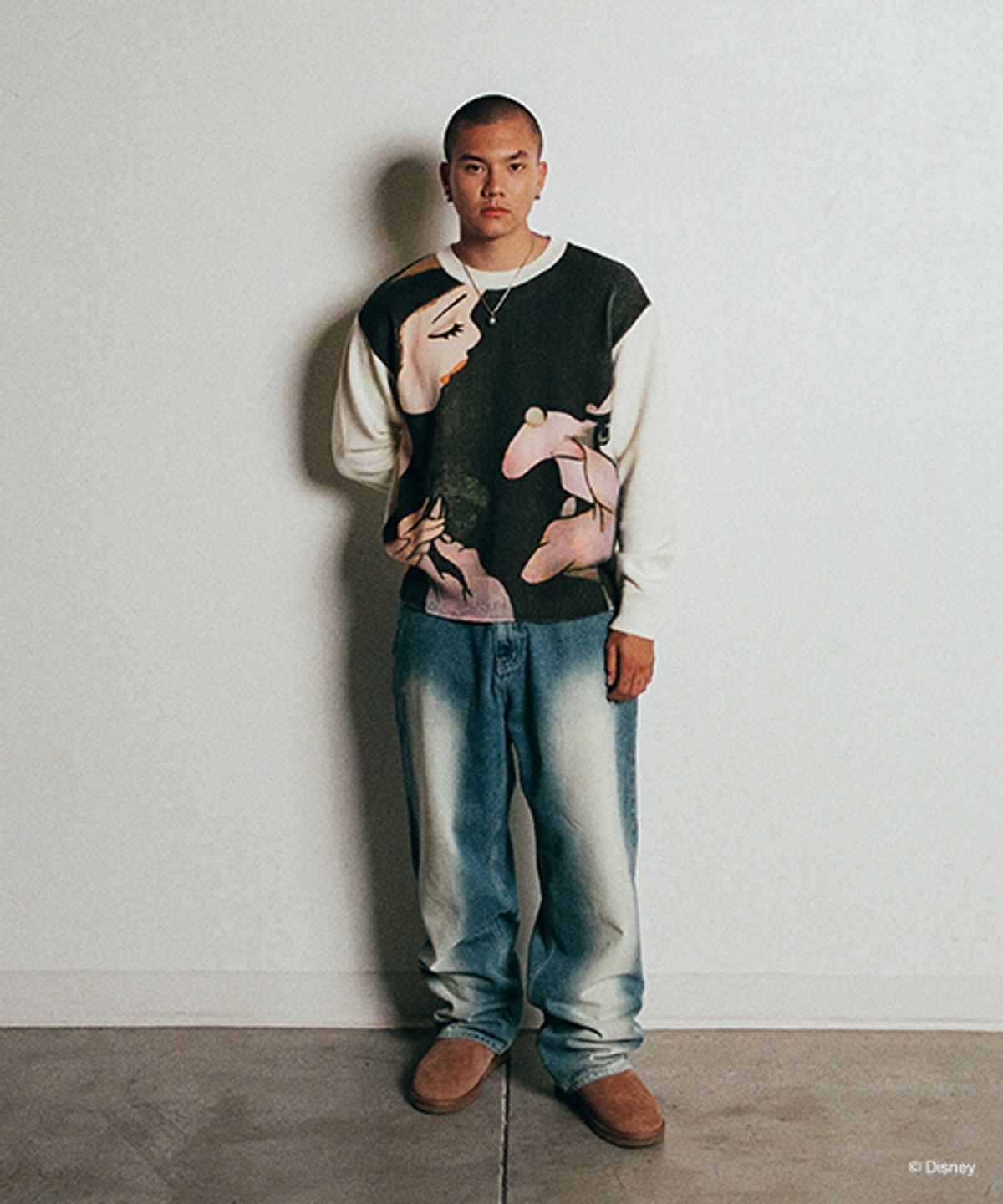 위캔더스(WKNDRS) SNOW WHITE KNIT SWEATER (IVORY)
