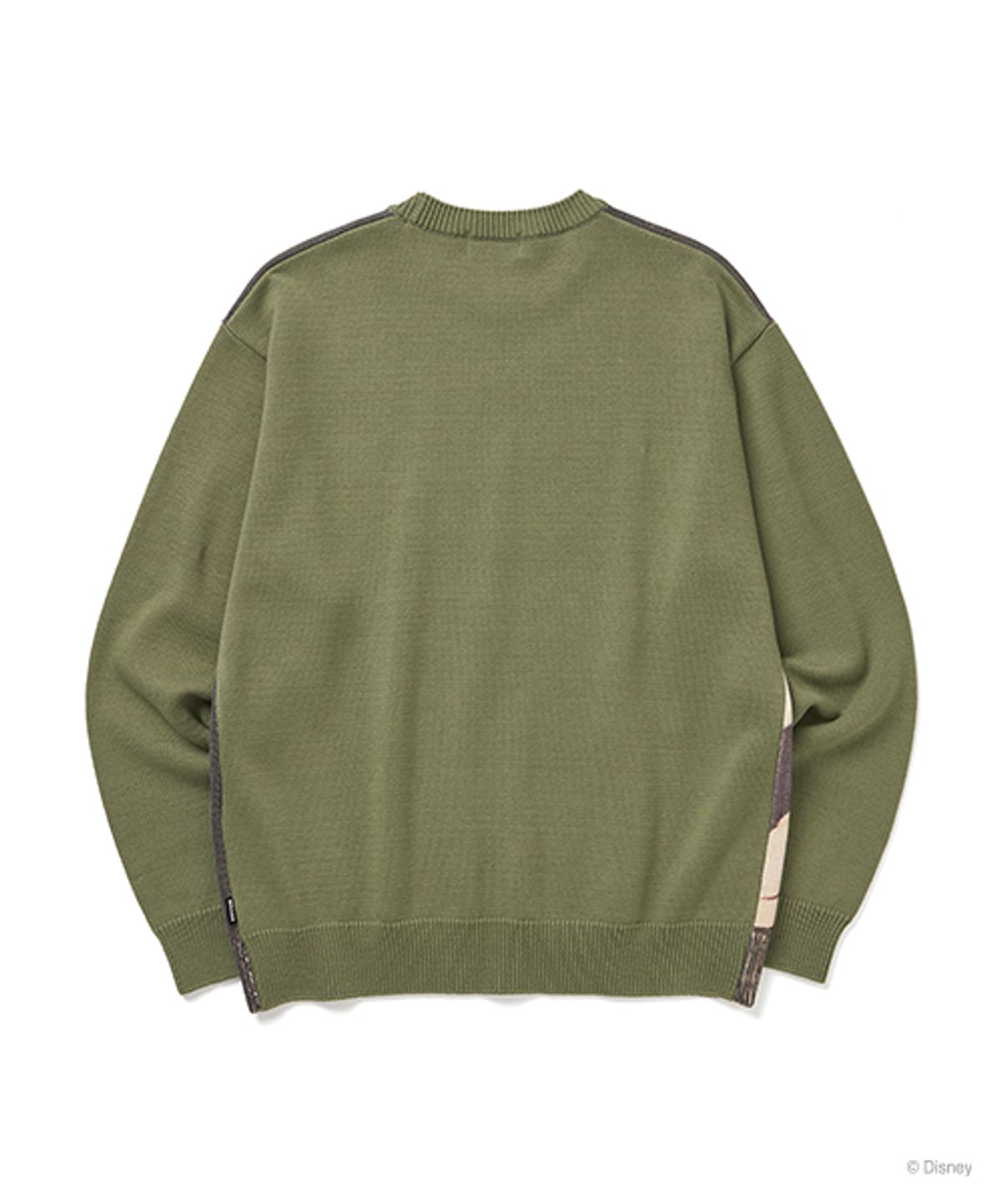 위캔더스(WKNDRS) SNOW WHITE KNIT SWEATER (KHAKI)