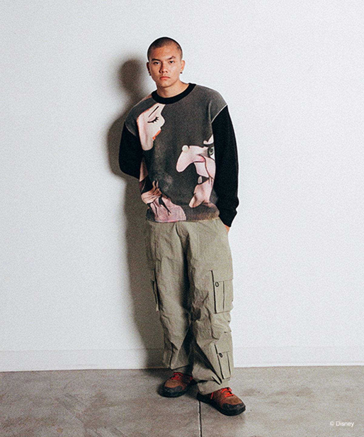 위캔더스(WKNDRS) SNOW WHITE KNIT SWEATER (BLACK)