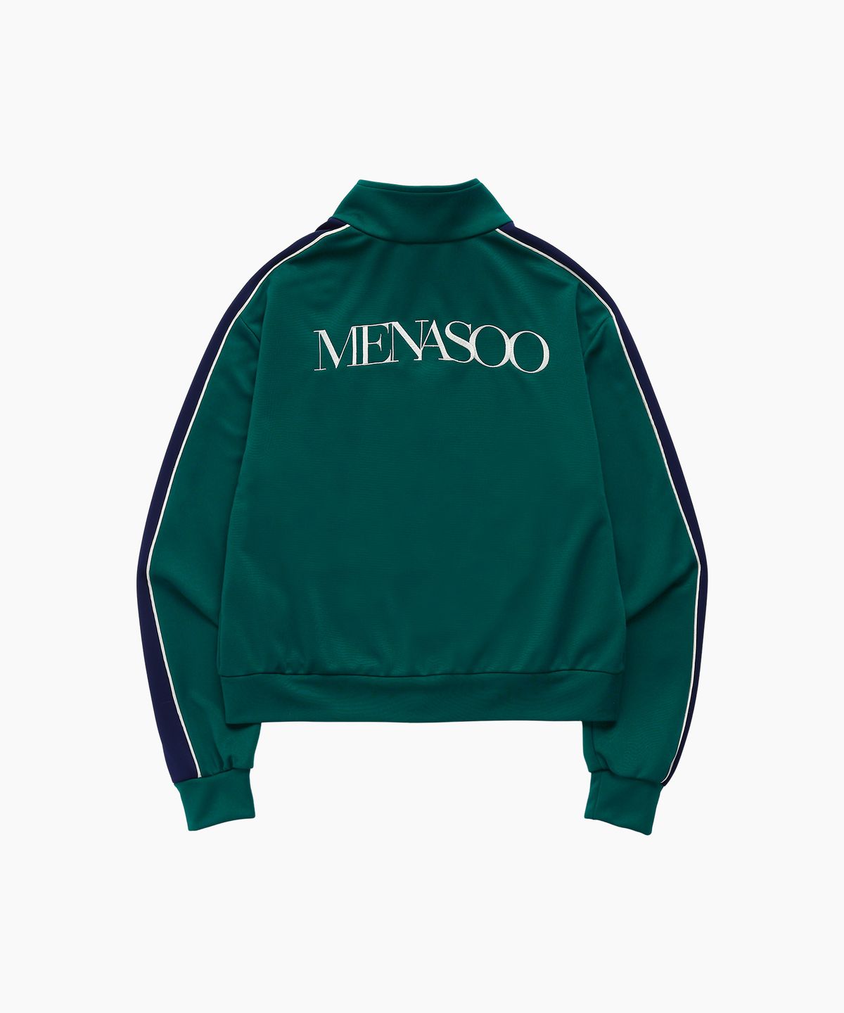 미나수(MENASOO) SIDELINE POINT ZIP-UP JACKET_GREEN