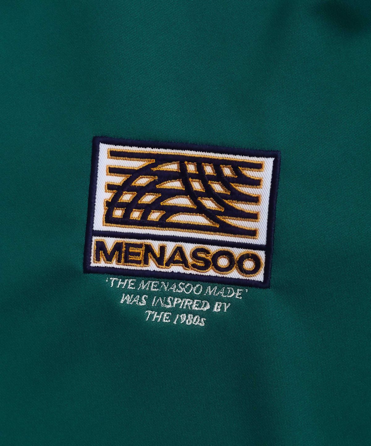 미나수(MENASOO) SIDELINE POINT ZIP-UP JACKET_GREEN