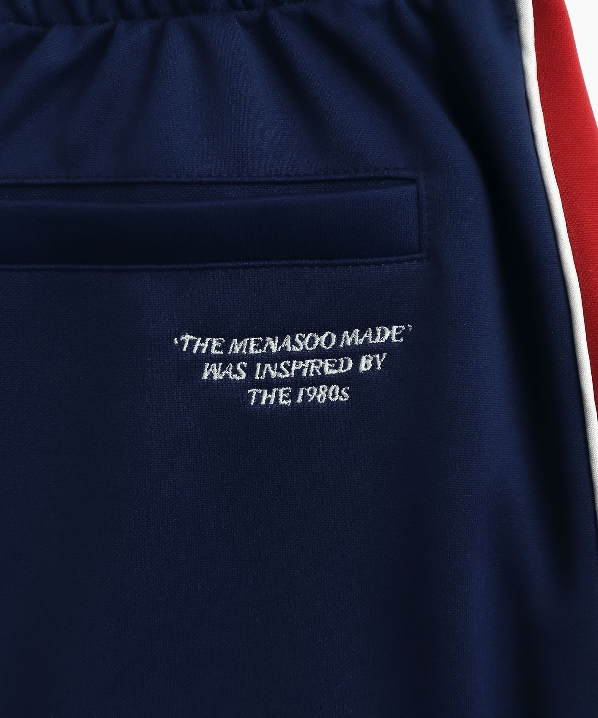 미나수(MENASOO) SIDELINE POINT PANT SKIRT_NAVY