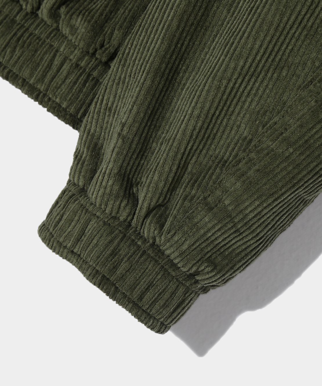 MUSINSA | DIMITRI BLACK 2WAY Crop Corduroy Drizzler Jacket_Olive