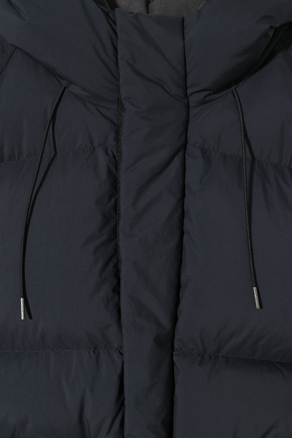 홀리선(HORLISUN) Northcove Raglan hood Goosedown Jacket Black Navy