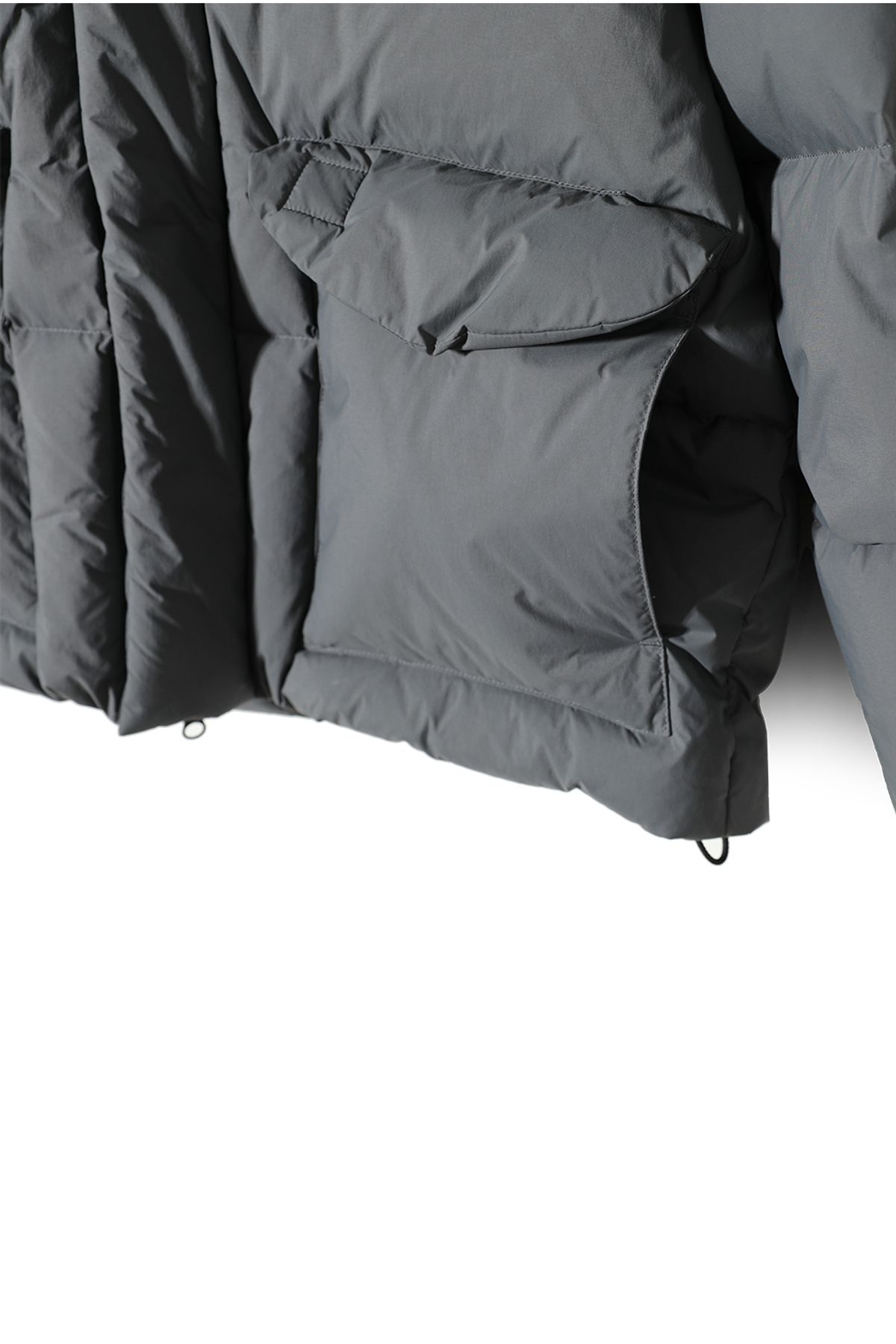 홀리선(HORLISUN) Northcove Raglan hood Goosedown Jacket Charcoal