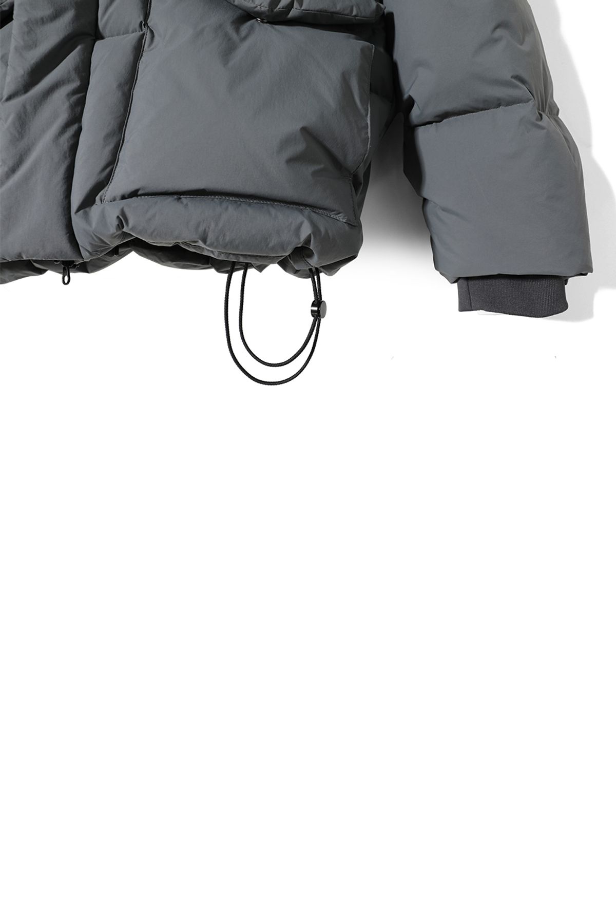 홀리선(HORLISUN) Northcove Raglan hood Goosedown Jacket Charcoal