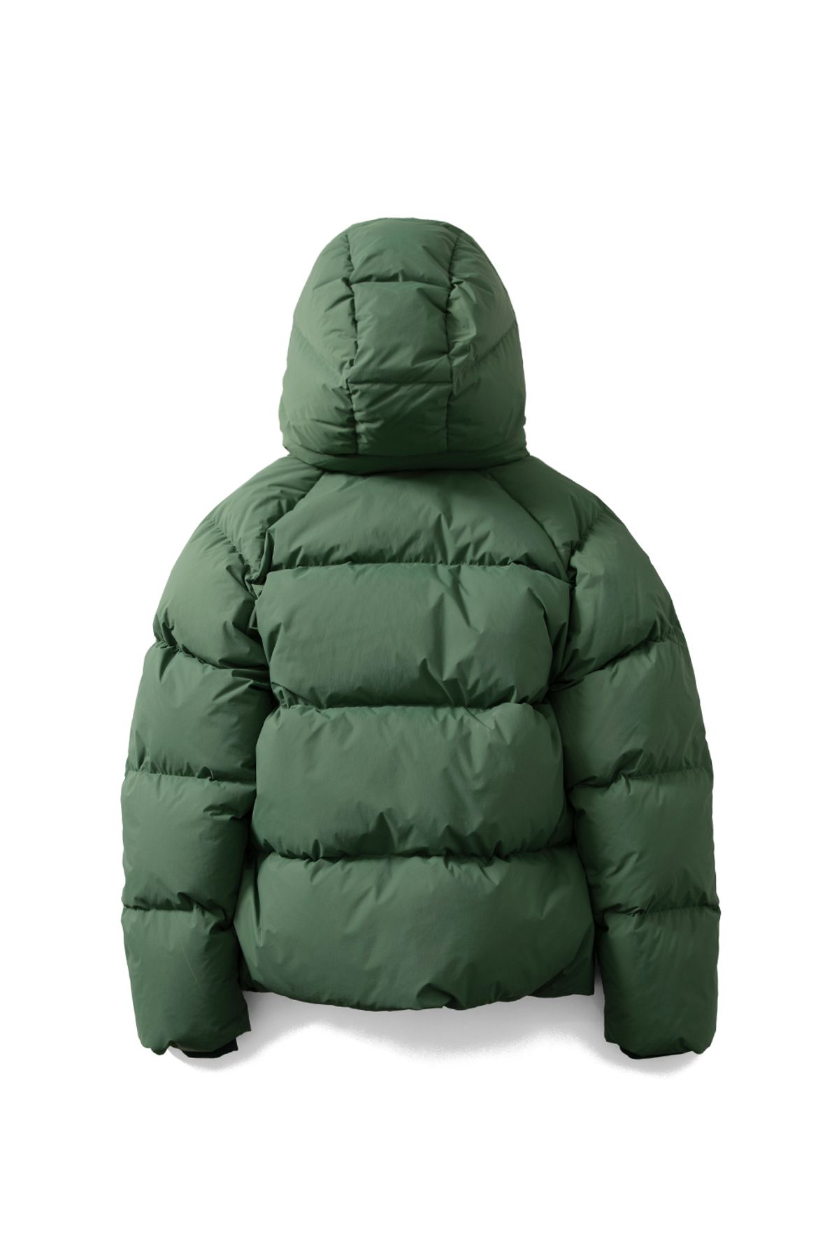 홀리선(HORLISUN) Northcove Water Repellent Hoodie Duckdown Jacket HARVEST GREEN