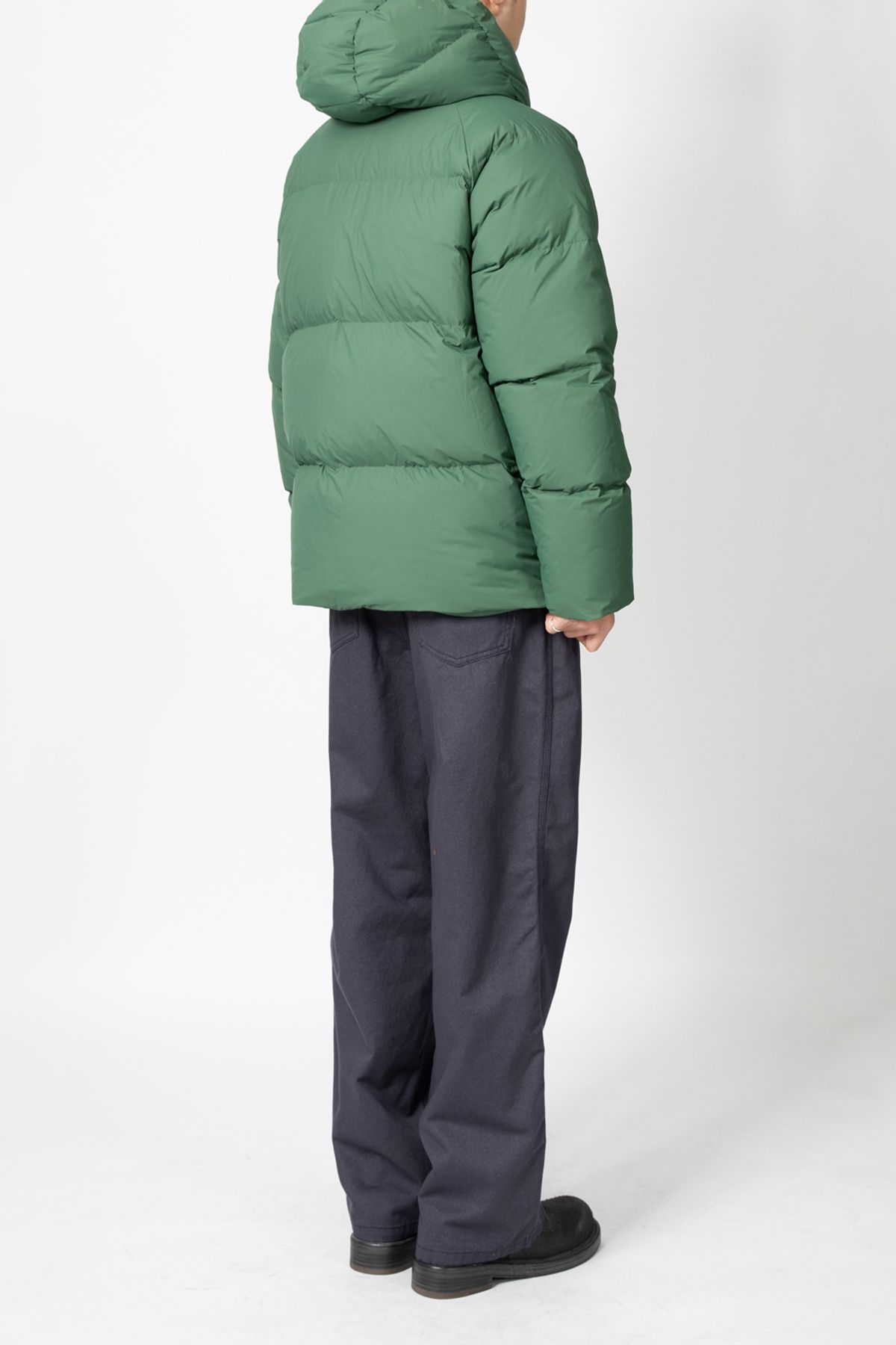 홀리선(HORLISUN) Northcove Water Repellent Hoodie Duckdown Jacket HARVEST GREEN
