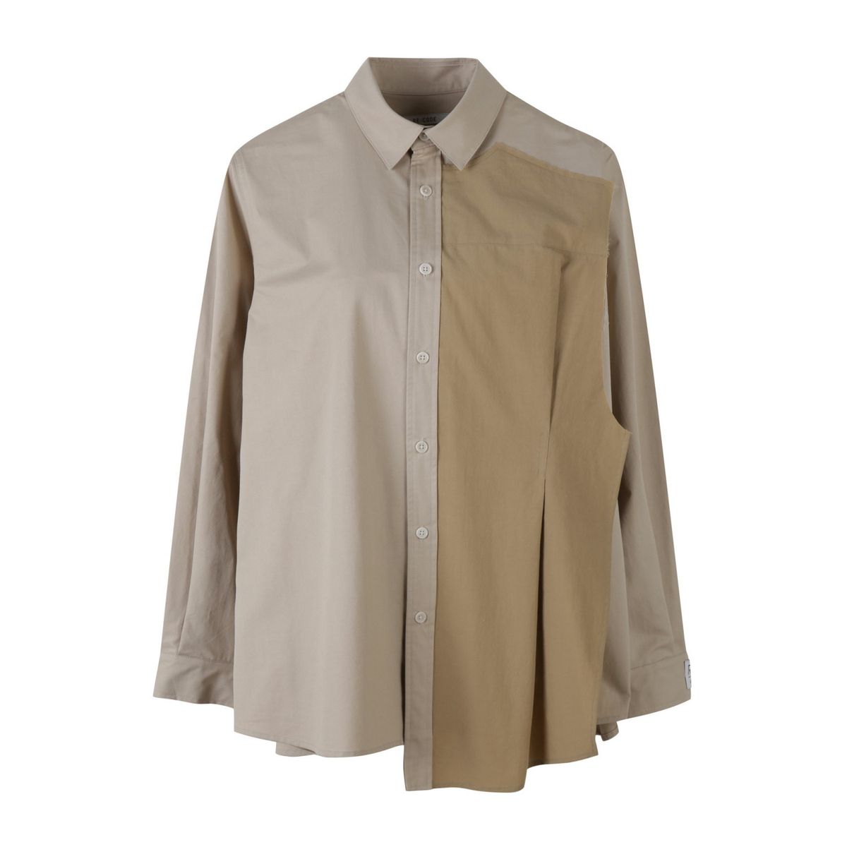 래코드(RECODE) Patched Raw Panel Long Shirts_RQSAA23504BEX