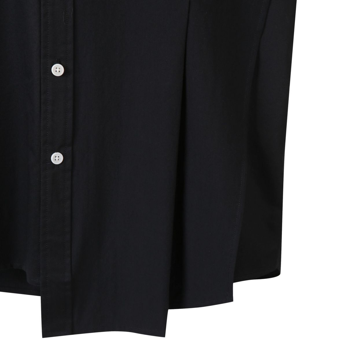 래코드(RECODE) Patched Raw Panel Long Shirts_RQSAA23504BKX