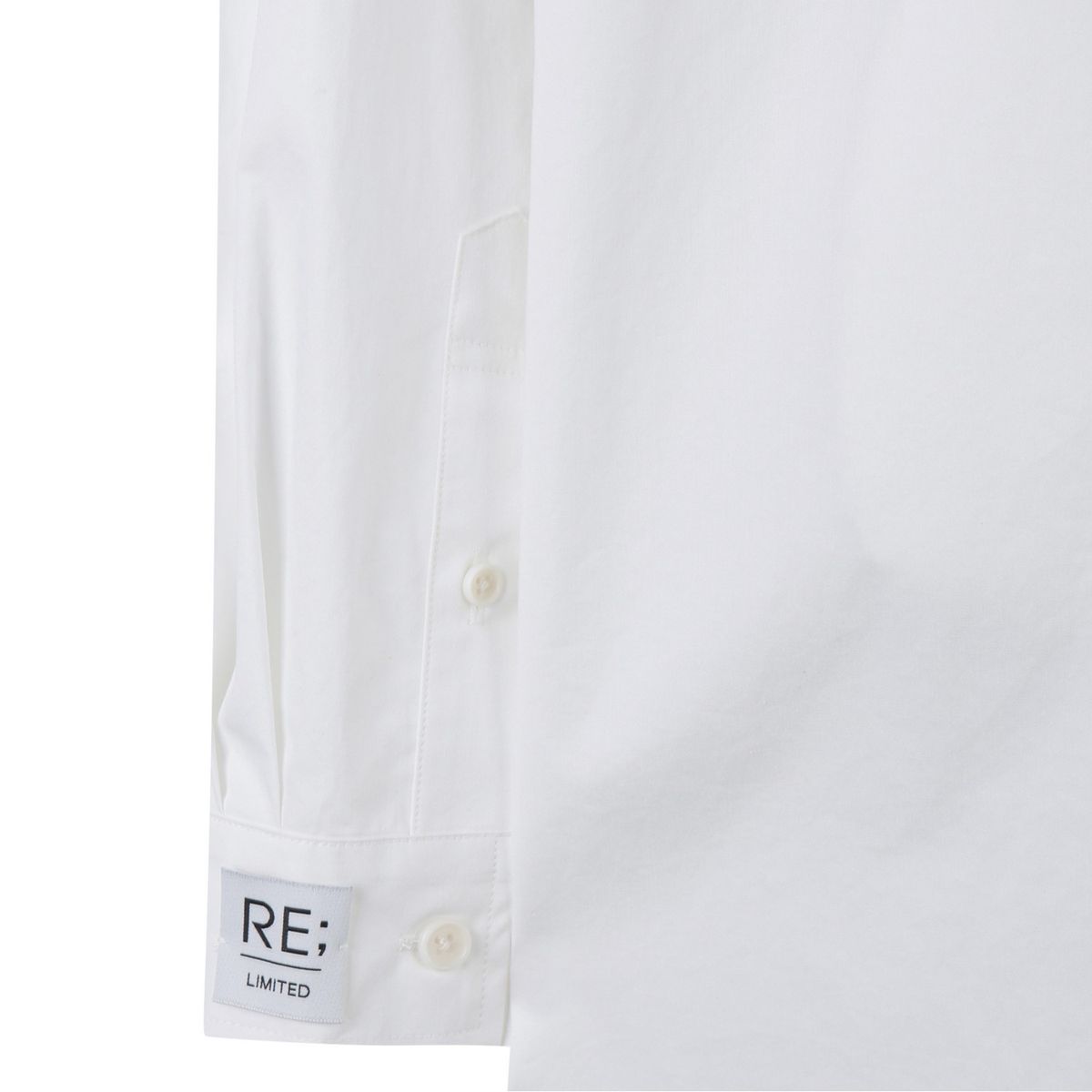 래코드(RECODE) Patched Raw Panel Long Shirts_RQSAA23504WHX