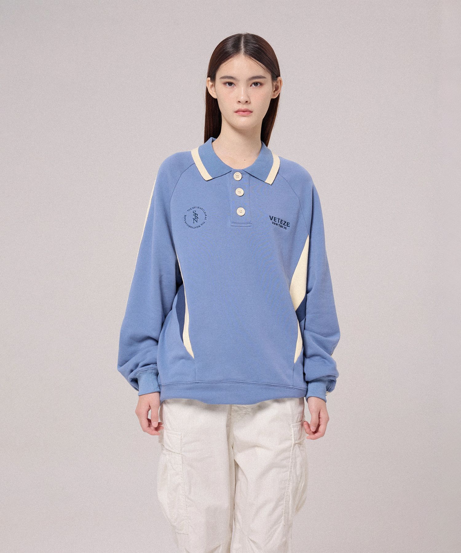 ウェア SON OF THE CHEESE Rugby Shirt SON OF THE CHEESE - Rugby Shirt / NAVY / 総柄ラグビーシャツ