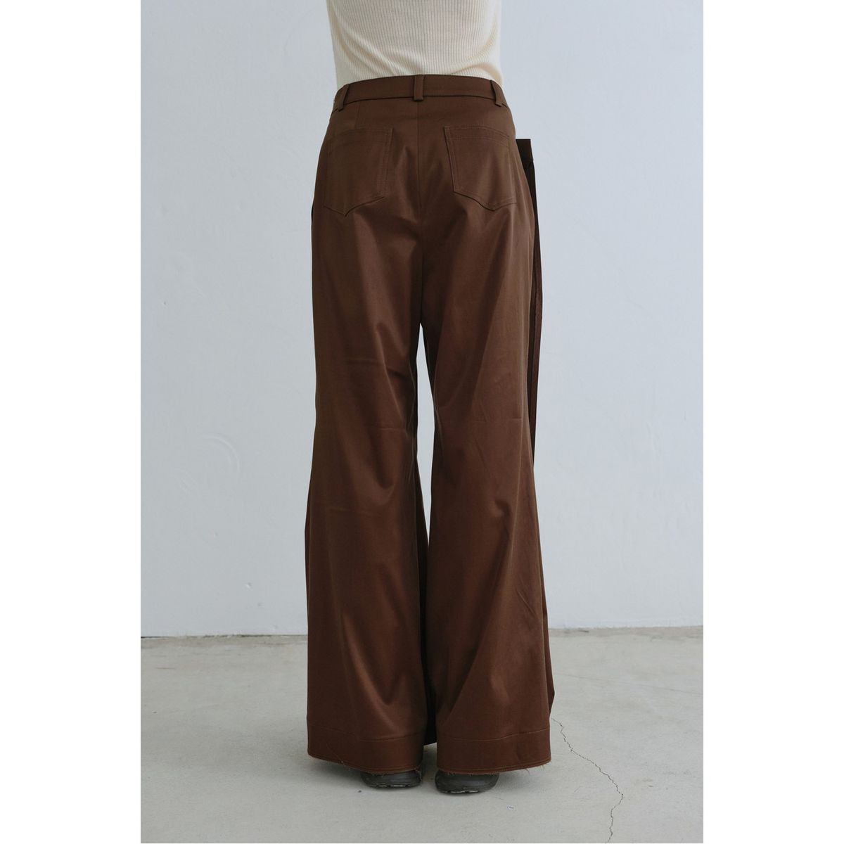 래코드(RECODE) Layered Detail Pants_RQPAA23519BRX
