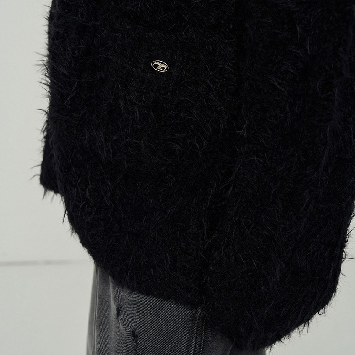 엘씨디씨티엠(LCDC™) FUZZY OVERSIZED CARDIGAN