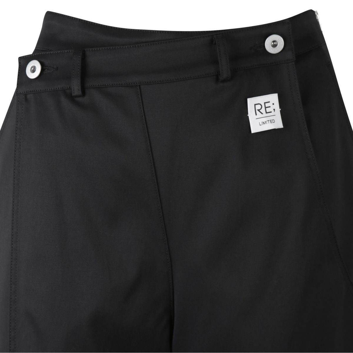 래코드(RECODE) Layered Detail Pants_RQPAA23519BKX
