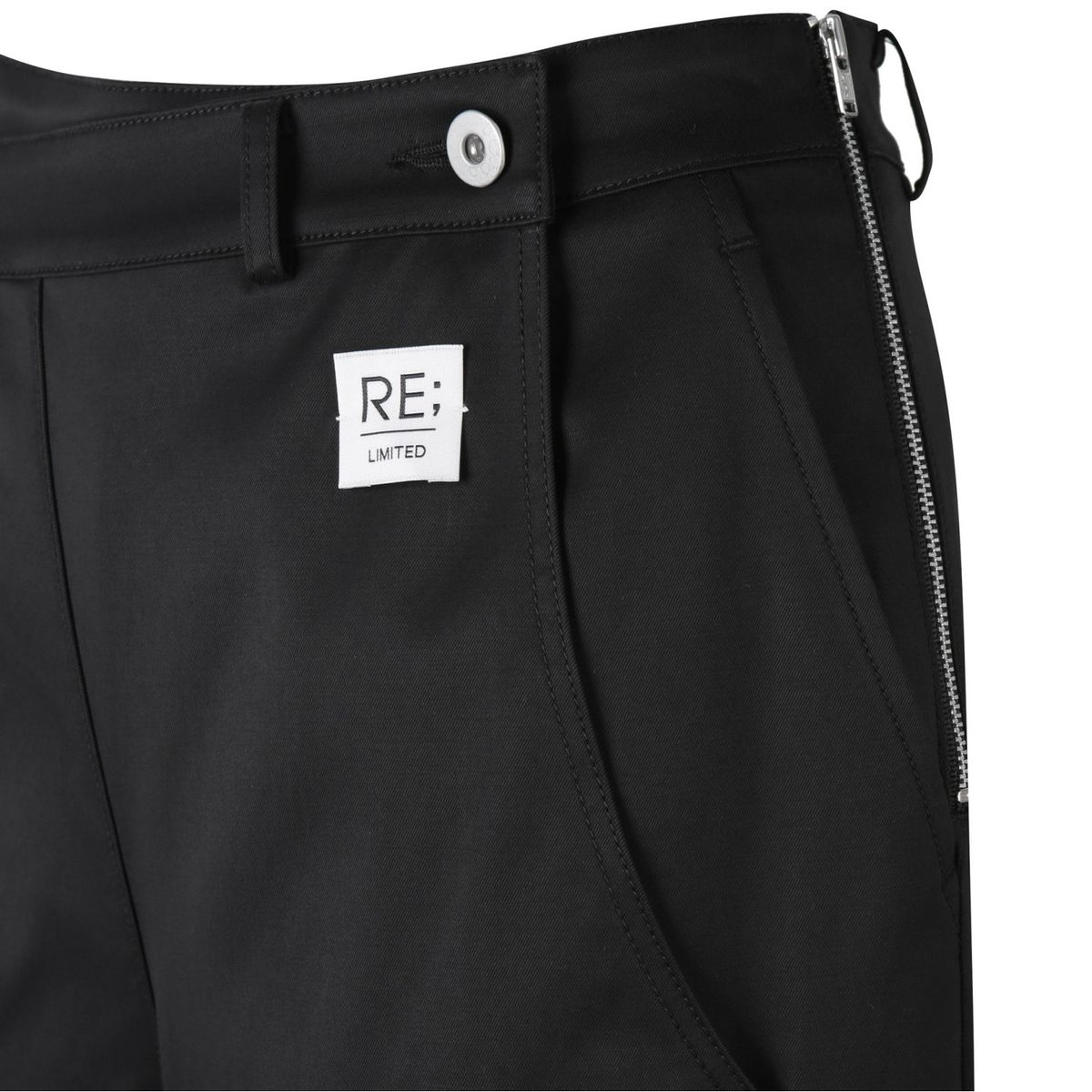 래코드(RECODE) Layered Detail Pants_RQPAA23519BKX