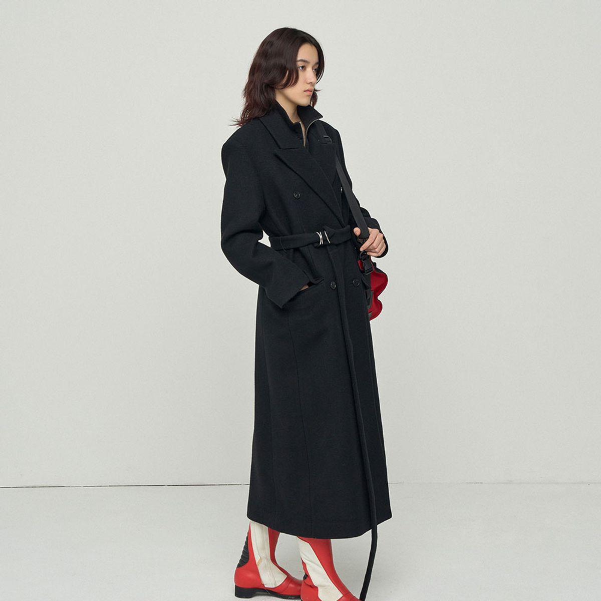 엘씨디씨티엠(LCDC™) DOUBLE BREASTED BELTED COAT