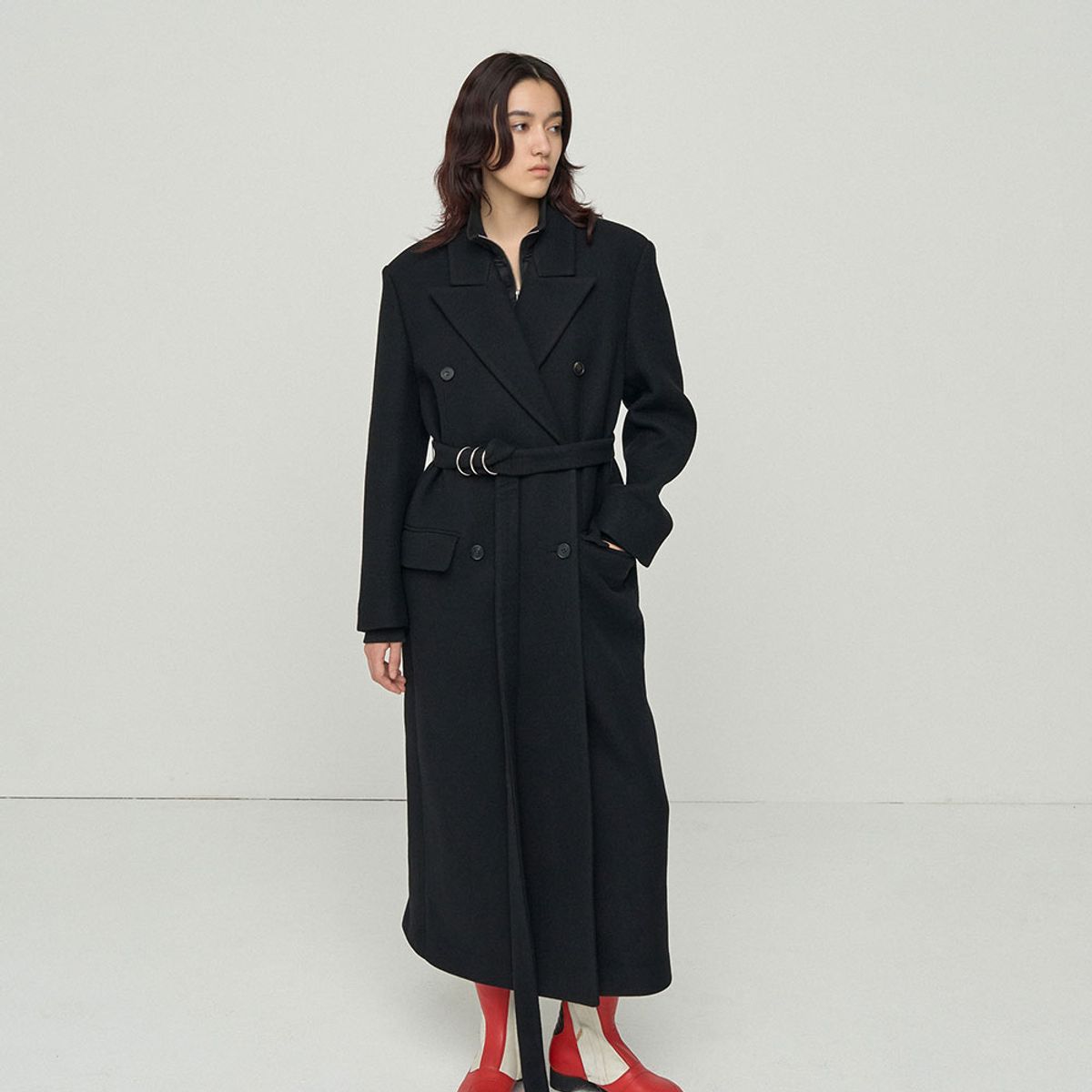 엘씨디씨티엠(LCDC™) DOUBLE BREASTED BELTED COAT
