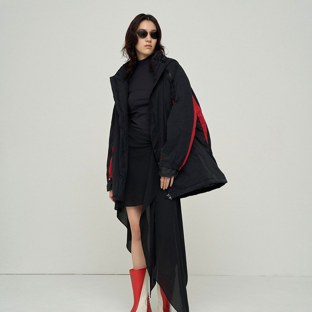 コート I AM MARI Colorless puff shoulder flare coat 4BNY443 MUSINSA | LCDC TM WAX-COATED PUFFER JACKET