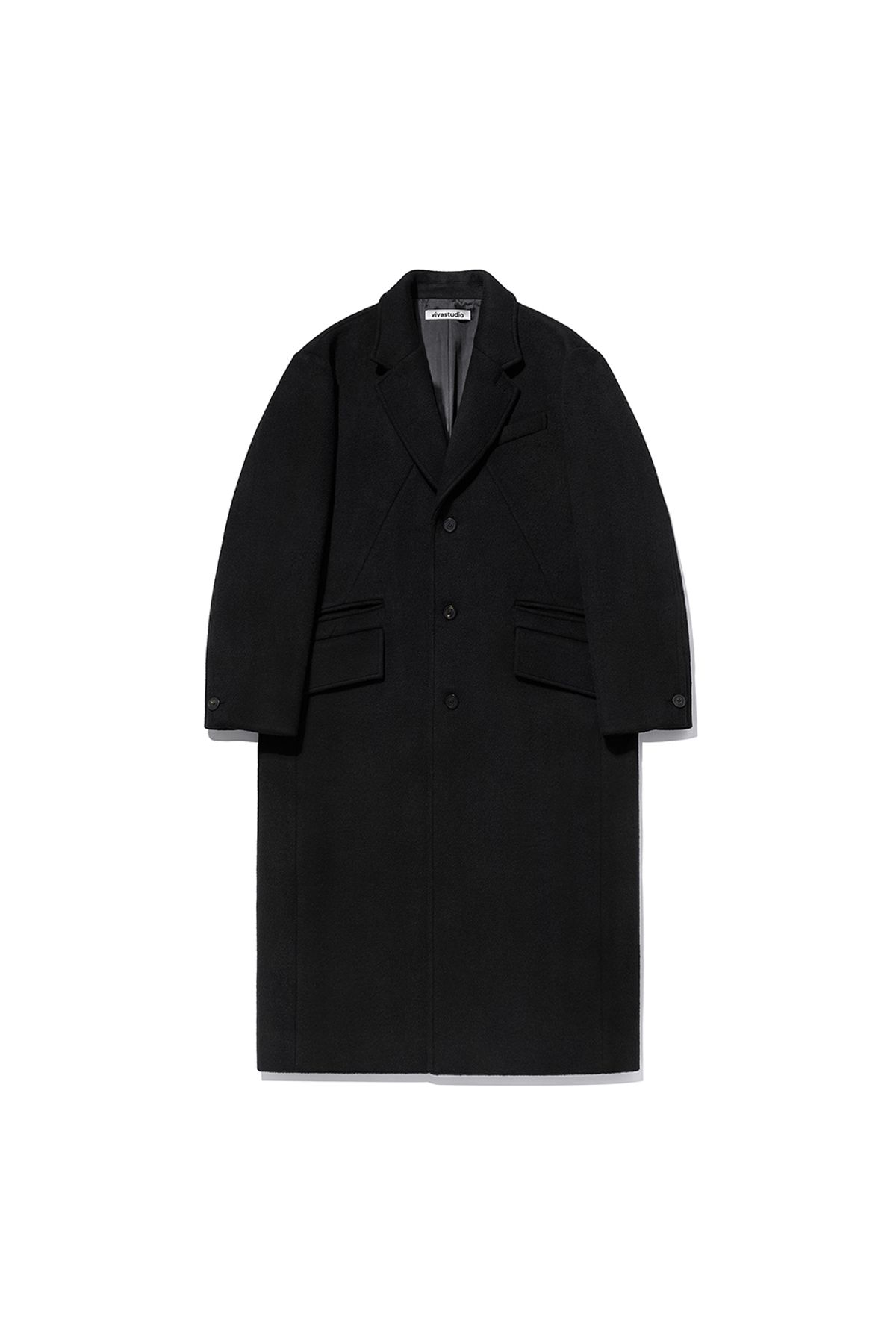 비바스튜디오(VIVASTUDIO) INCISION SINGLE COAT [BLACK]