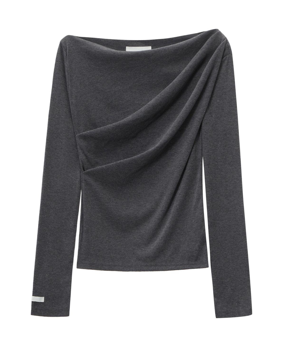 캔버스(CNVS) 캔버스 보트넥 드레이핑 긴팔 티셔츠_(3 Colors)