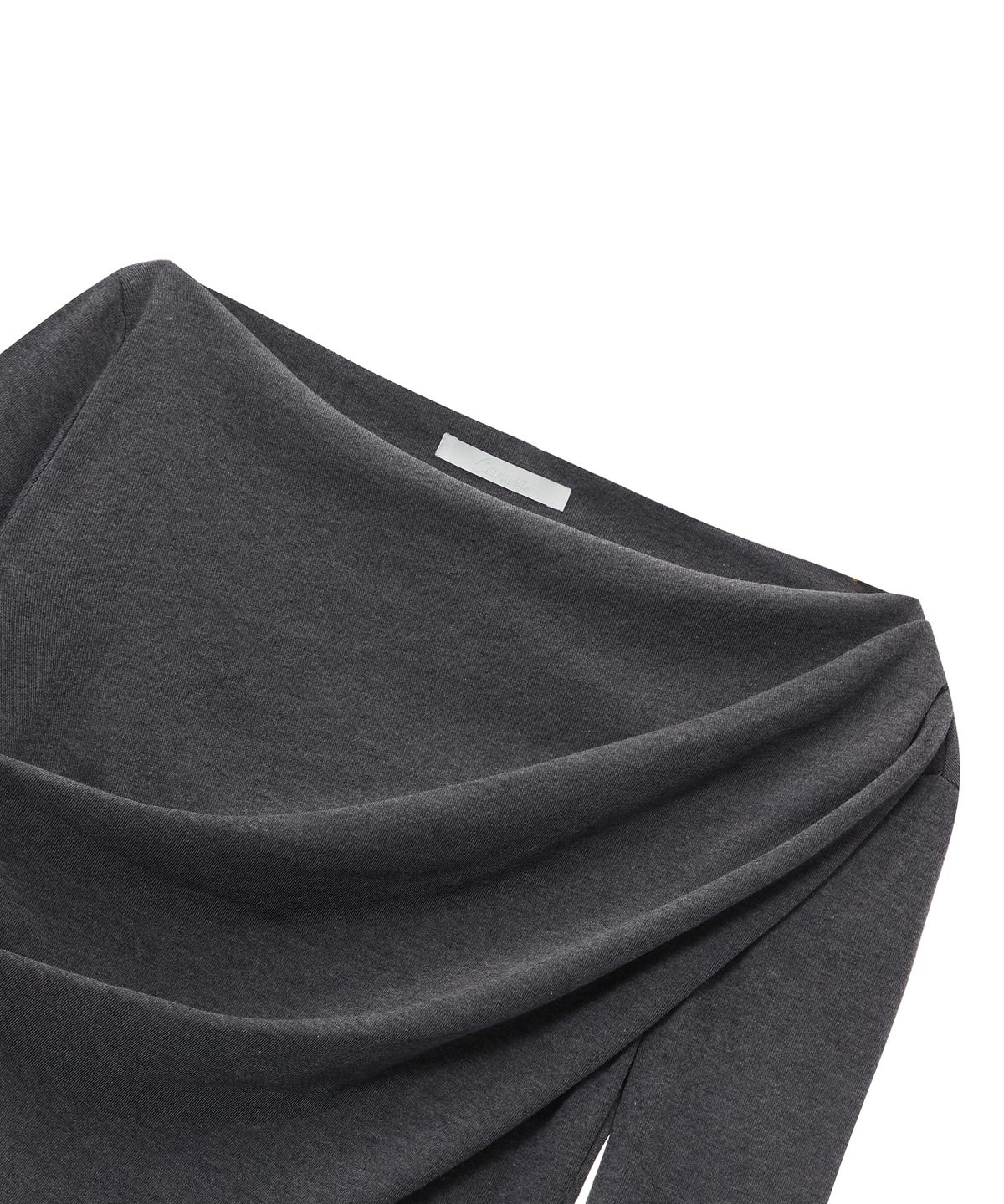 캔버스(CNVS) 캔버스 보트넥 드레이핑 긴팔 티셔츠_(3 Colors)