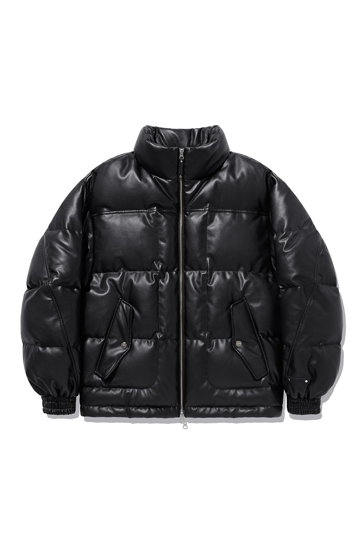 비바스튜디오(VIVASTUDIO) LEATHER PUFFER [BLACK]