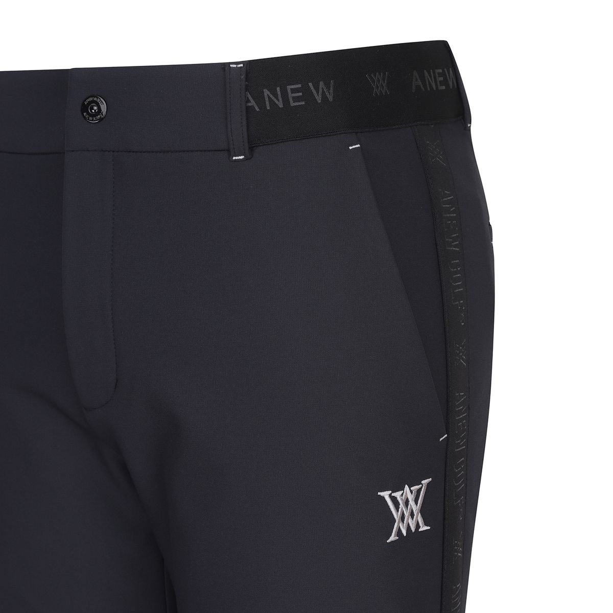 어뉴골프(ANEW GOLF) M SIDE LOGO BAND POINT INCISION L/PT_BK