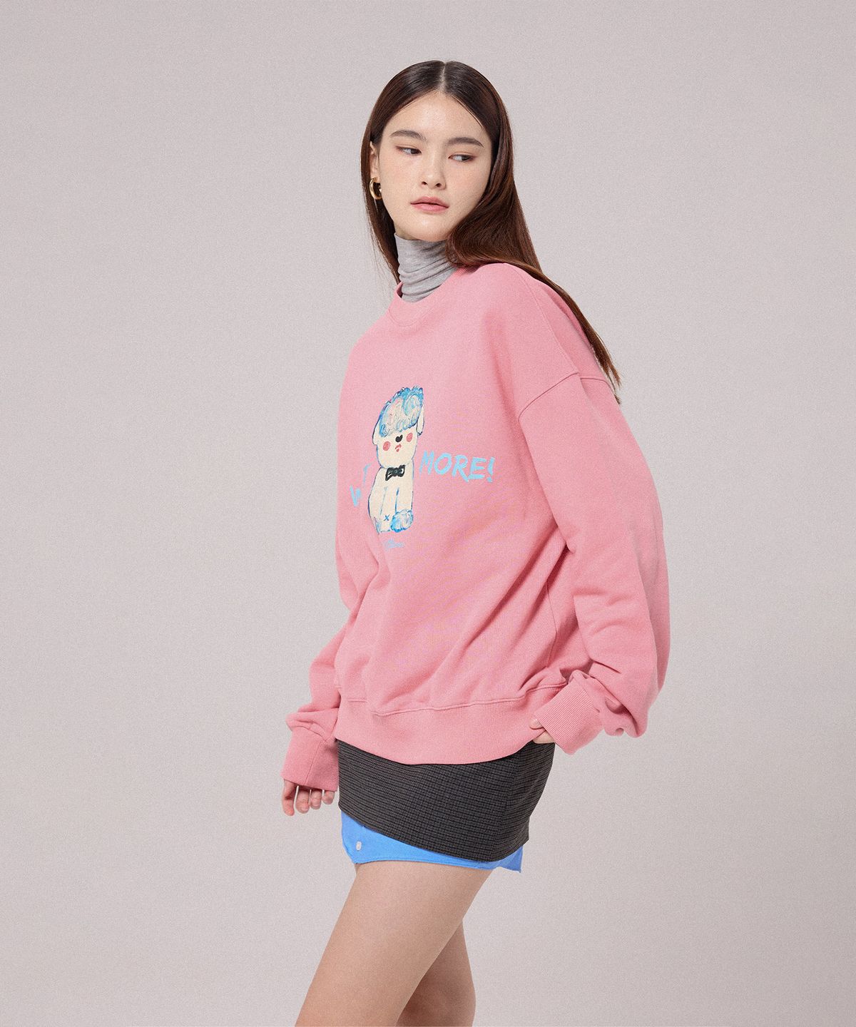 베테제(VETEZE) [베테제 X 아타라] 원트모어 퍼피 맨투맨 [3color]