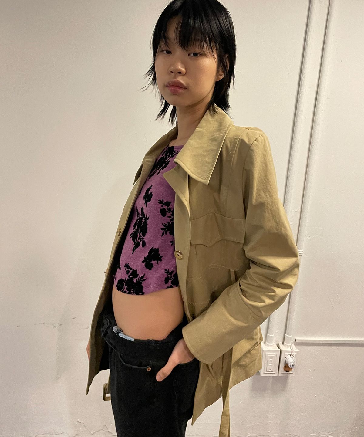 싹(SAKK) mid length trench - sand
