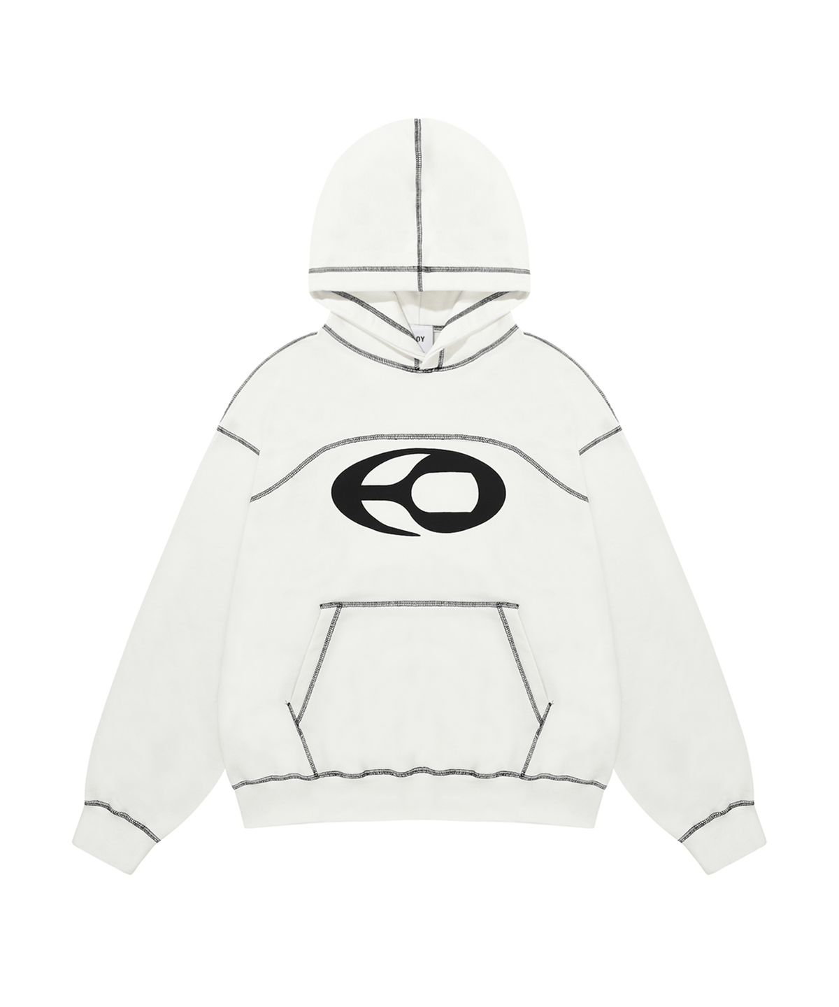 오픈야드(오와이)(OPENYARD(OY)) C.S LOGO HOODIE-WHITE