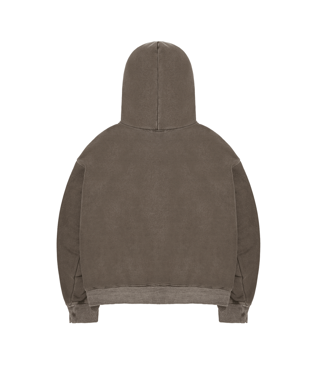 오픈야드(오와이)(OPENYARD(OY)) PIGMENT 4 POCKET HOODIE ZIP UP-BROWN