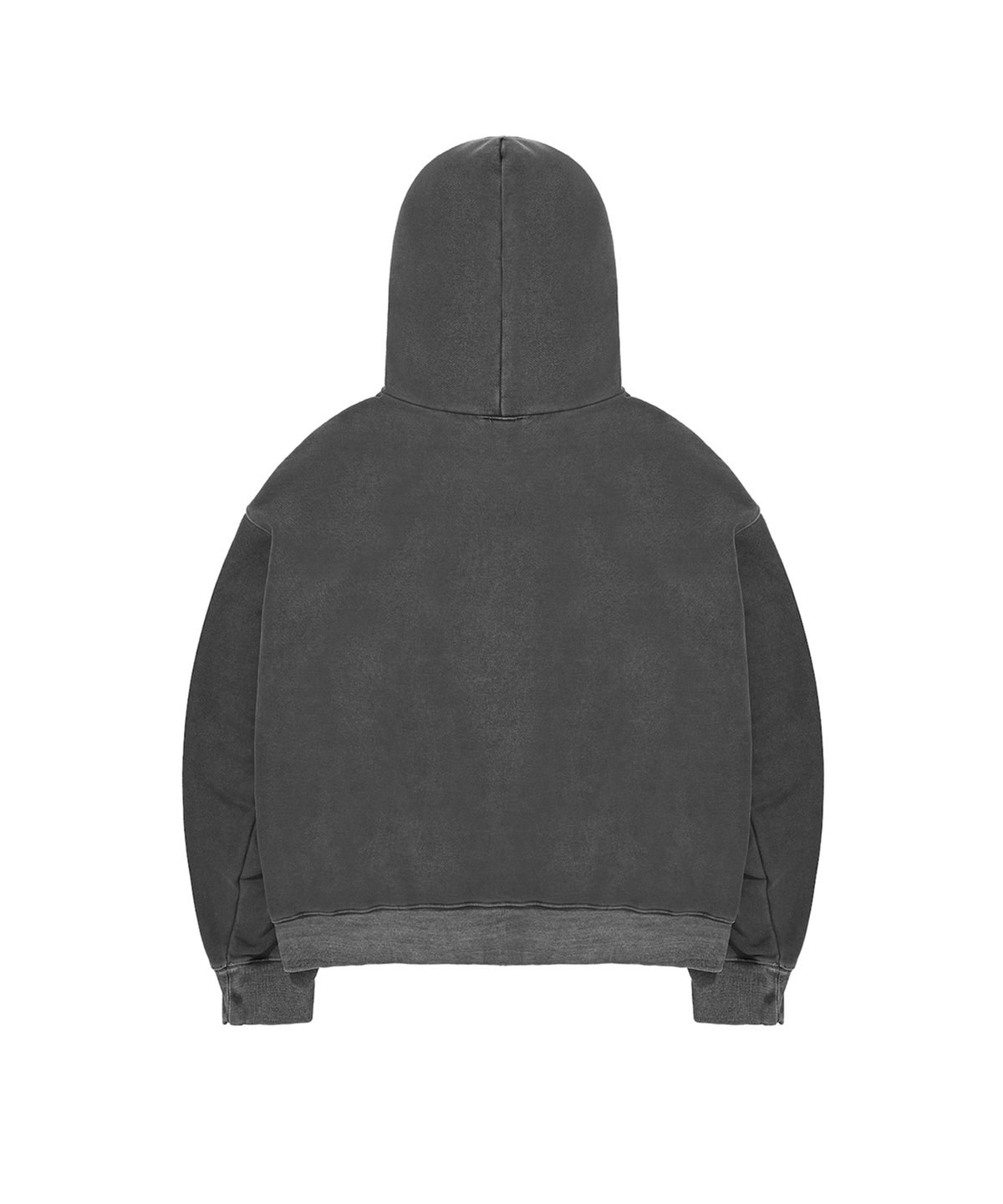 오픈야드(오와이)(OPENYARD(OY)) PIGMENT 4 POCKET HOODIE ZIP UP-BLACK
