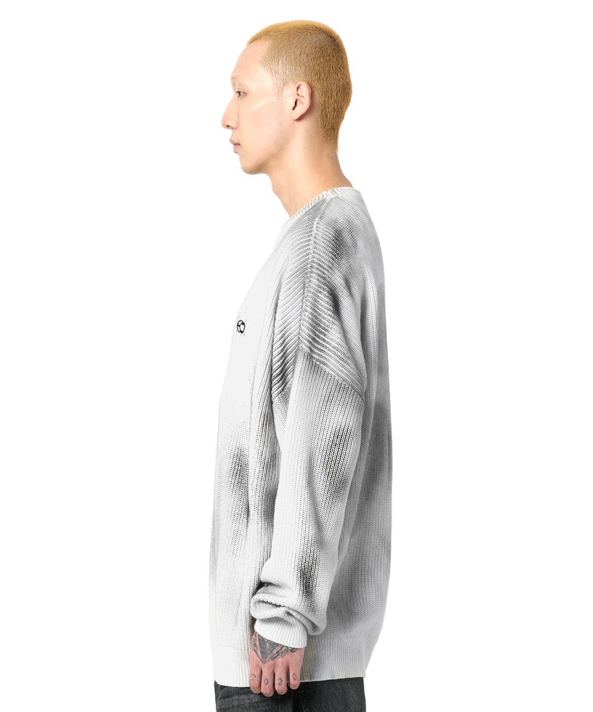 오픈야드(오와이)(OPENYARD(OY)) D.P KNIT-WHITE