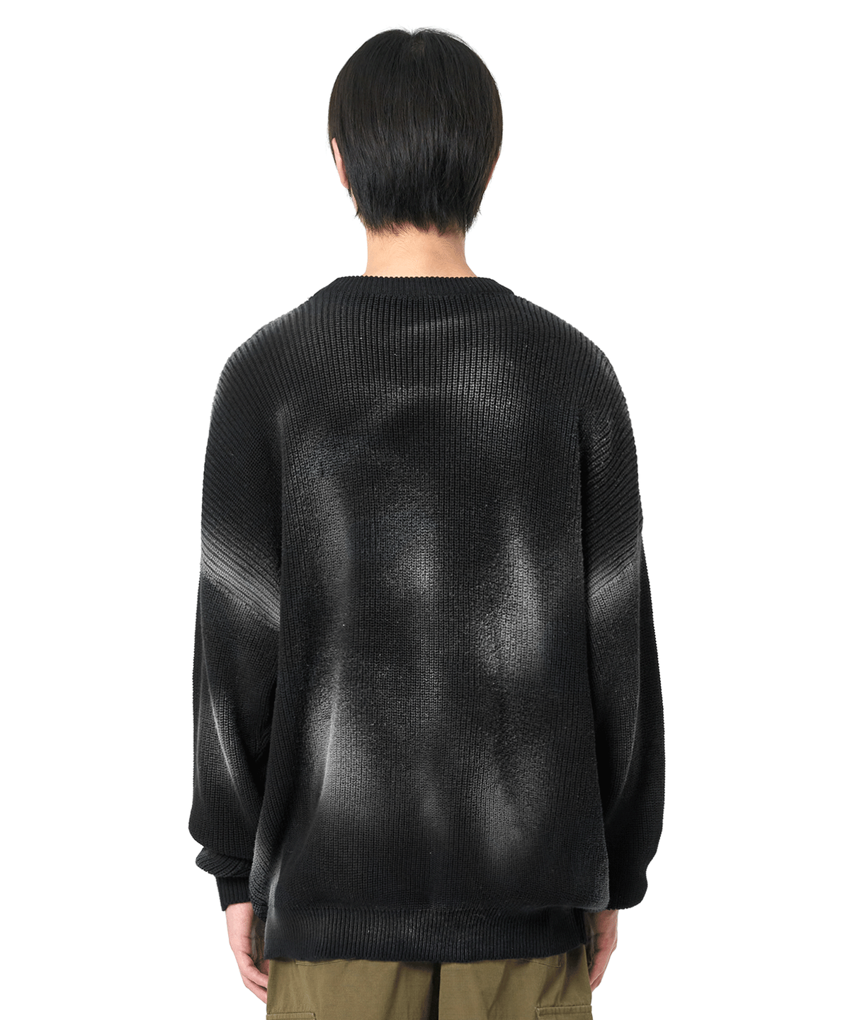 오픈야드(오와이)(OPENYARD(OY)) D.P KNIT-BLACK