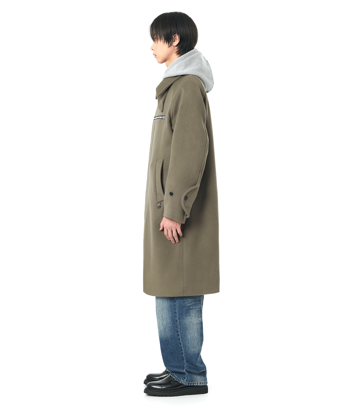 오픈야드(오와이)(OPENYARD(OY)) F.Z BALMACAAN COAT-KHAKI